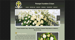 Desktop Screenshot of pompefunebrecrisan.ro